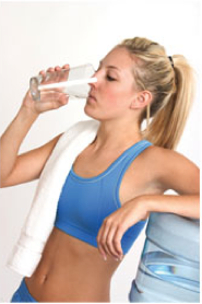 Health Club drinking water